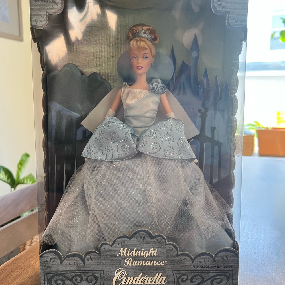 New in box: Mattel Cinderella Doll in Shimmery Light Blue Gown